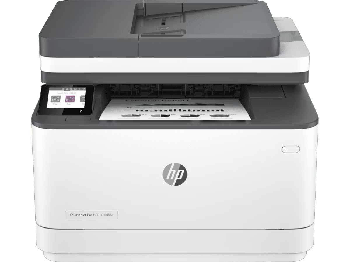 HP LaserJet Pro MFP 3104fdw Printer